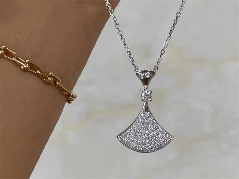 [baslovejewels]DREAM NECKLACE SILVER FULL DIAMOND