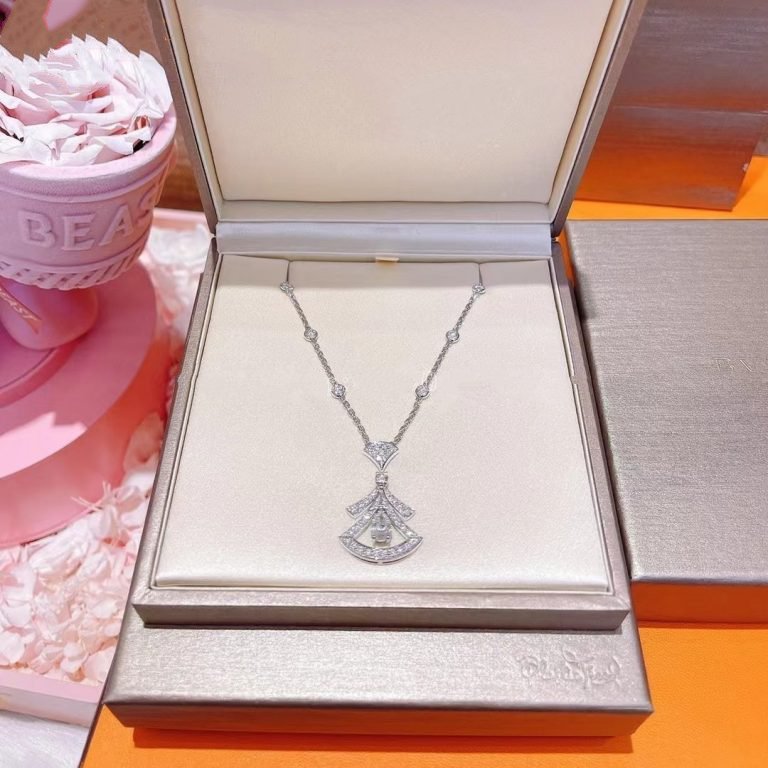 [baslovejewels]DREAM NECKLACE WHITE DIAMOND SILVER