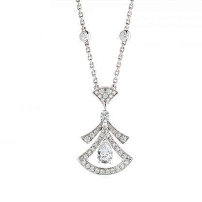 [baslovejewels]DREAM NECKLACE WHITE DIAMOND SILVER