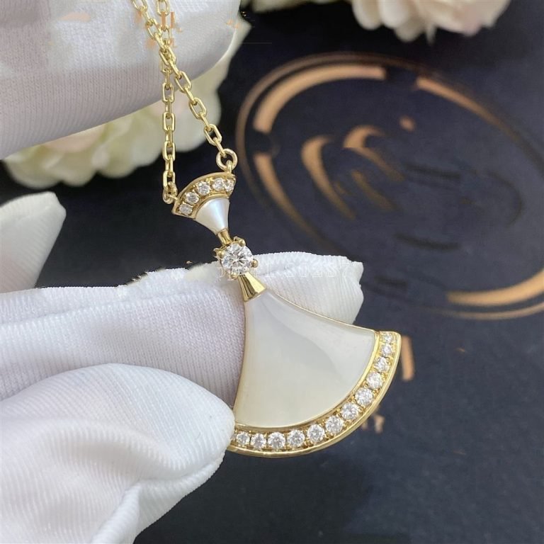 [baslovejewels]DREAM NECKLACE MOP GOLD DIAMOND
