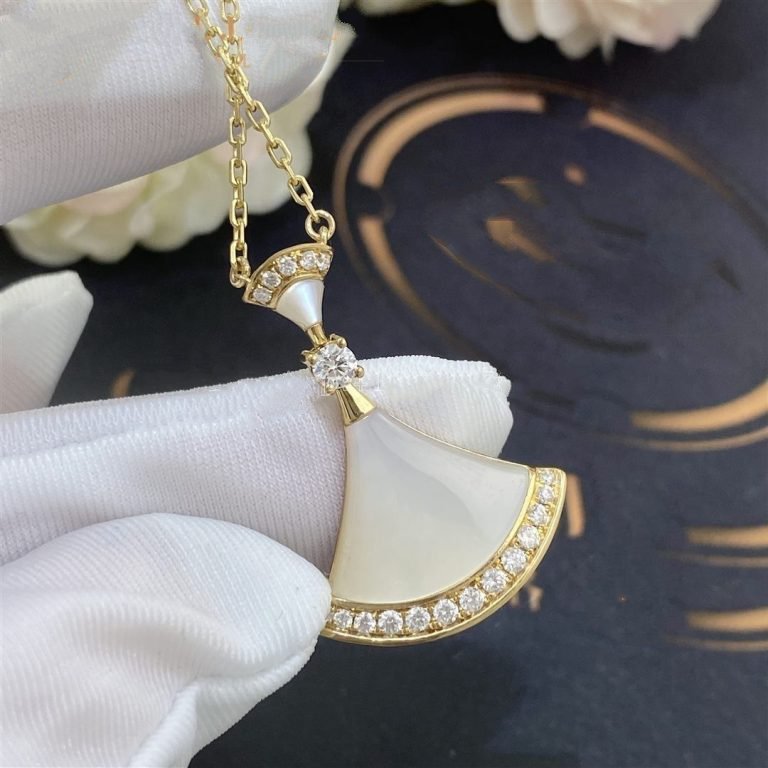 [baslovejewels]DREAM NECKLACE MOP GOLD DIAMOND