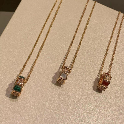 [baslovejewels]SERPENTI PEDANT DIAMOND NECKLACE