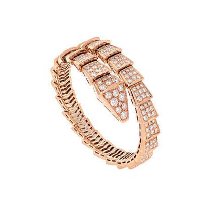 [baslovejewels]SERPENTI BRACELET 8MM PINK GOLD DIAMOND