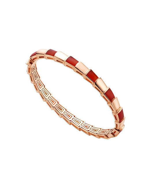 [baslovejewels]SERPENTI BRACELET PINK GOLD RUBELLITE