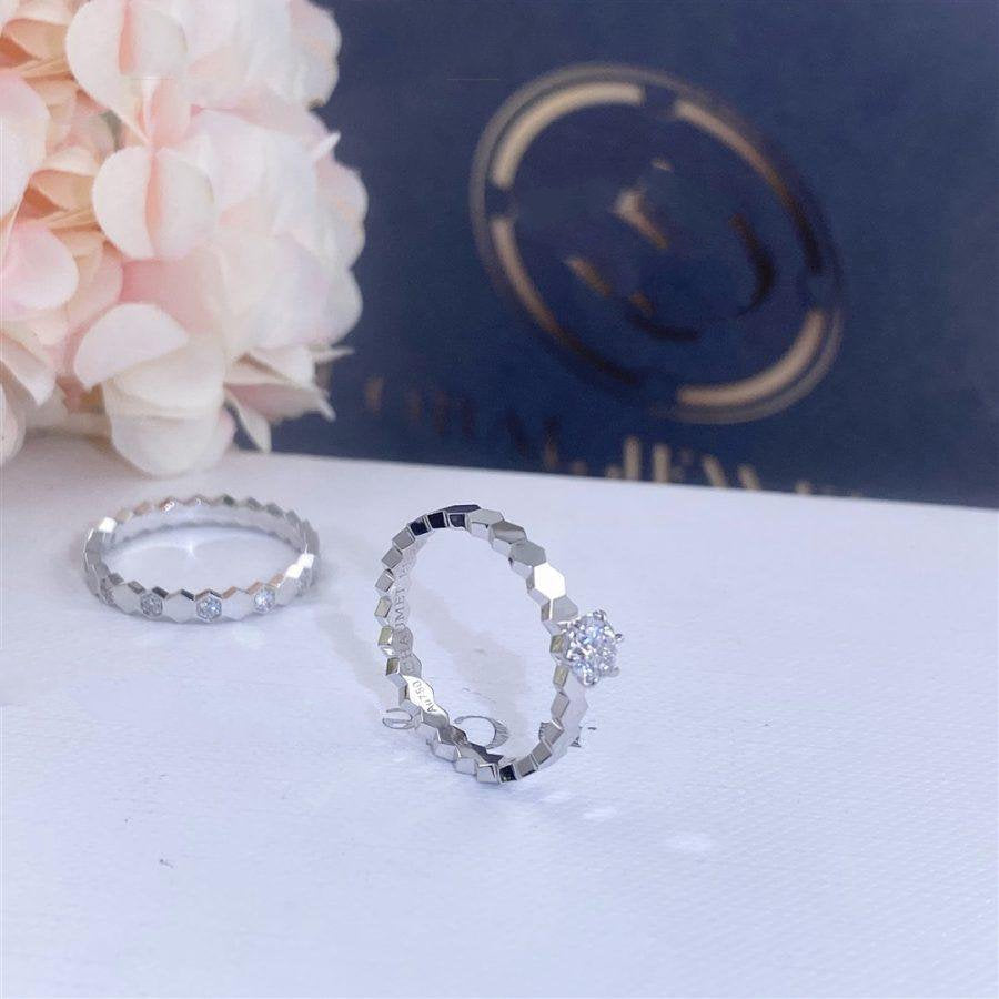 [baslovejewels]BEE LOVE RING SILVER 1 DIAMOND