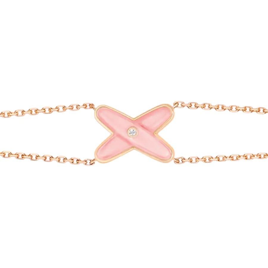 [baslovejewels]JEUX BRACELET PINK MOP PINK GOLD 1 DIAMOND