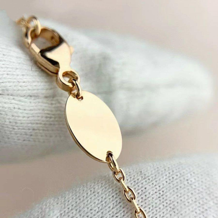 [baslovejewels]JEUX DE BRACELET MALACHITE PINK GOLD DIAMONDS