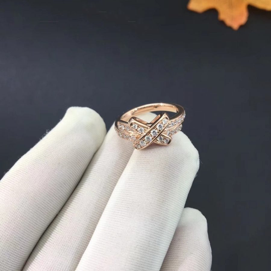 [baslovejewels]JEUX DE RING PINK GOLD DIAMOND