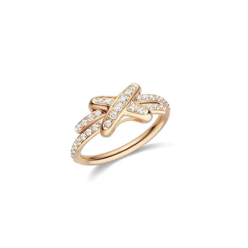 [baslovejewels]JEUX DE RING PINK GOLD DIAMOND