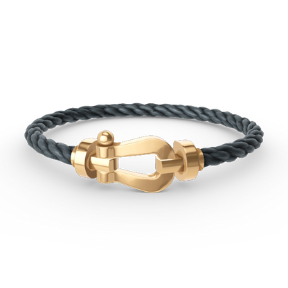 [baslovejewels]FORCE LARGE HORSESHOE NO DIAMOND BRACELET GOLD