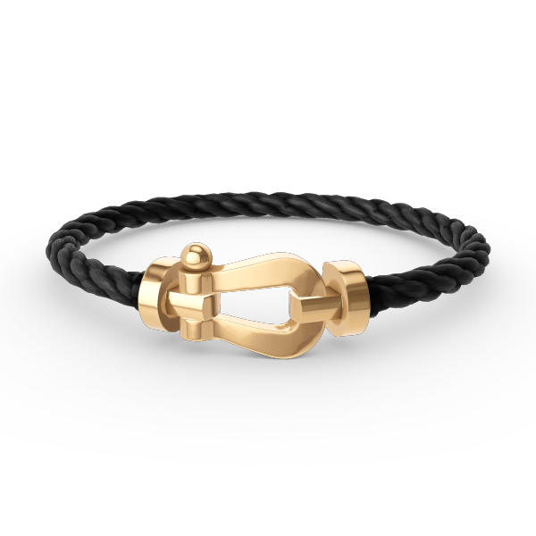 [baslovejewels]FORCE LARGE HORSESHOE NO DIAMOND BRACELET GOLD