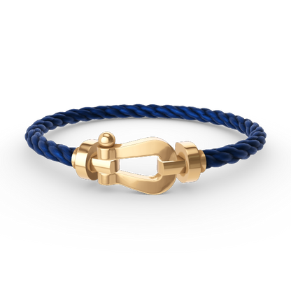 [baslovejewels]FORCE LARGE HORSESHOE NO DIAMOND BRACELET GOLD