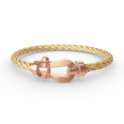[baslovejewels]FORCE LARGE HORSESHOE NO DIAMOND BRACELET ROSE GOLD
