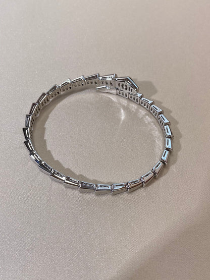 [baslovejewels]SERPENTI VIPER SILVER BRACELET