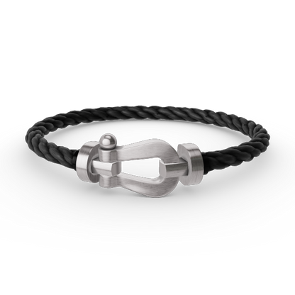 [baslovejewels]FORCE LARGE HORSESHOE NO DIAMOND BRACELET SILVER