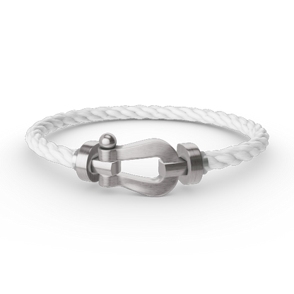 [baslovejewels]FORCE LARGE HORSESHOE NO DIAMOND BRACELET SILVER