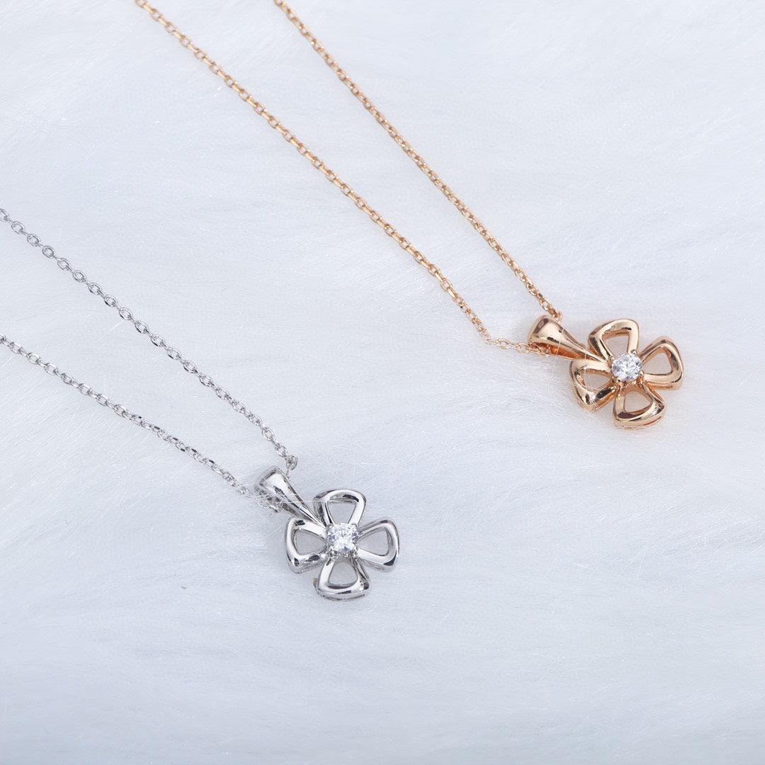 [baslovejewels]FIOREVER NECKLACE DIAMOND CENTER