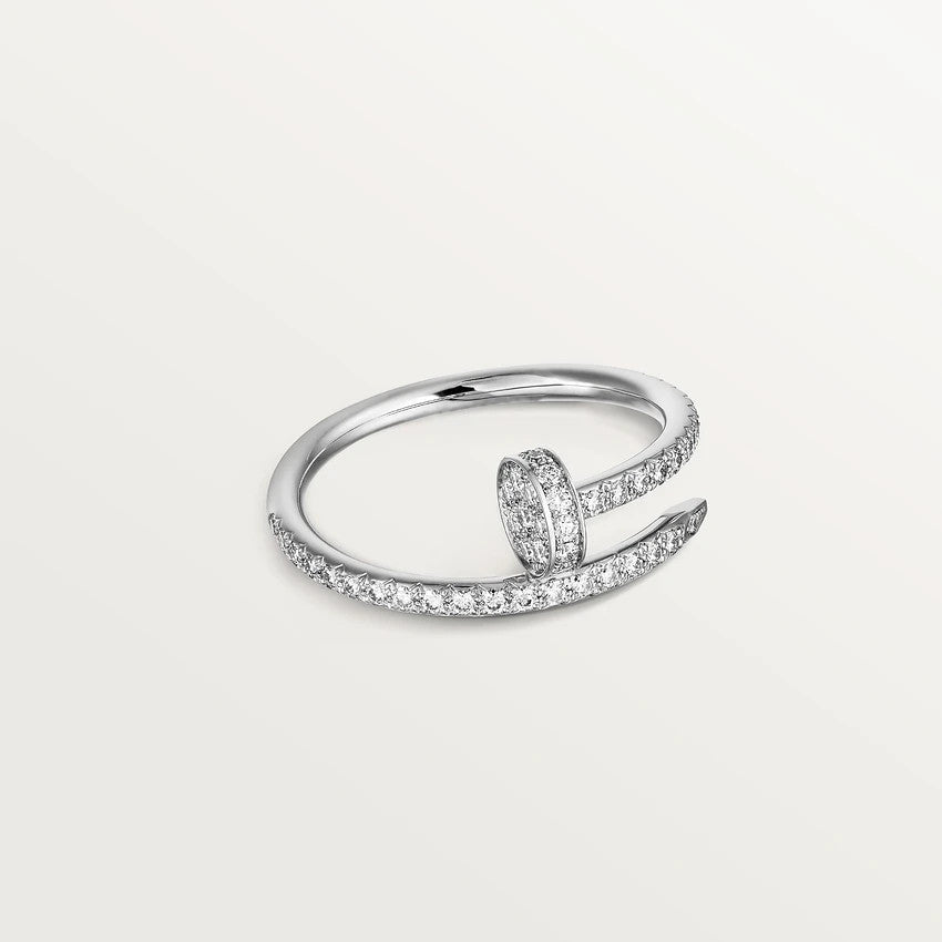 [baslovejewels]JUSTE RING 1.8MM SILVER DIAMONDS